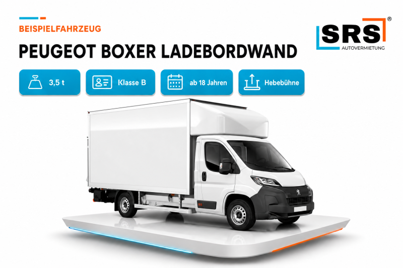 Transporter mit Kofferaufbau (XL LBW)
